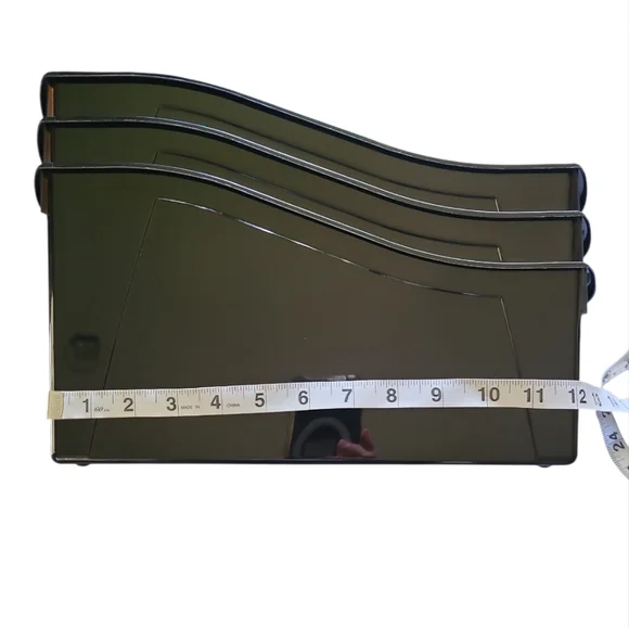 Storex 3 Pack Large Book Bins Heavy Duty Black Plastic Stackable & Linkable - Picture 9 of 13